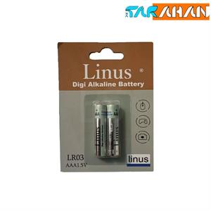 باتری نیم قلمی مدل Linus Digi Alkaline AAA1.5V بسته ۲ عددی