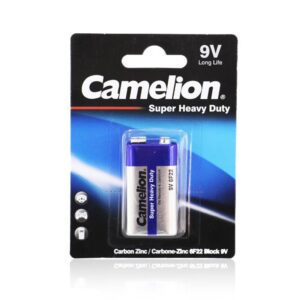 باتری کتابی 9 ولت معمولی کارتی کملیون Camelion